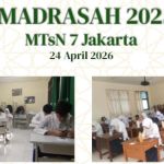 Siswa MTsN 7 Jakarta Hadapi Bahasa Inggris dan SKI di Hari Ketiga Ujian Madrasah, Bu Umu : Fokus & Semangat Dalam Mengerjakan Ujian